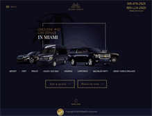 Tablet Screenshot of miamifl-limo.com